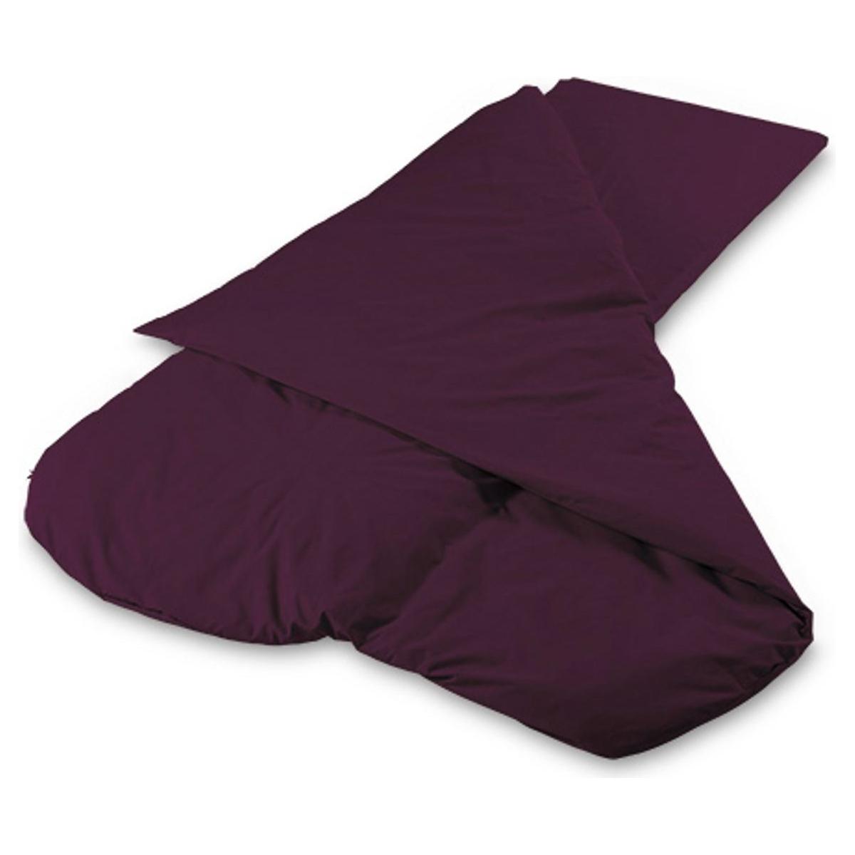 Duvalay Compact Sleeping Bag - Plum 4.5g Tog Duvalay - UK Camping And Leisure