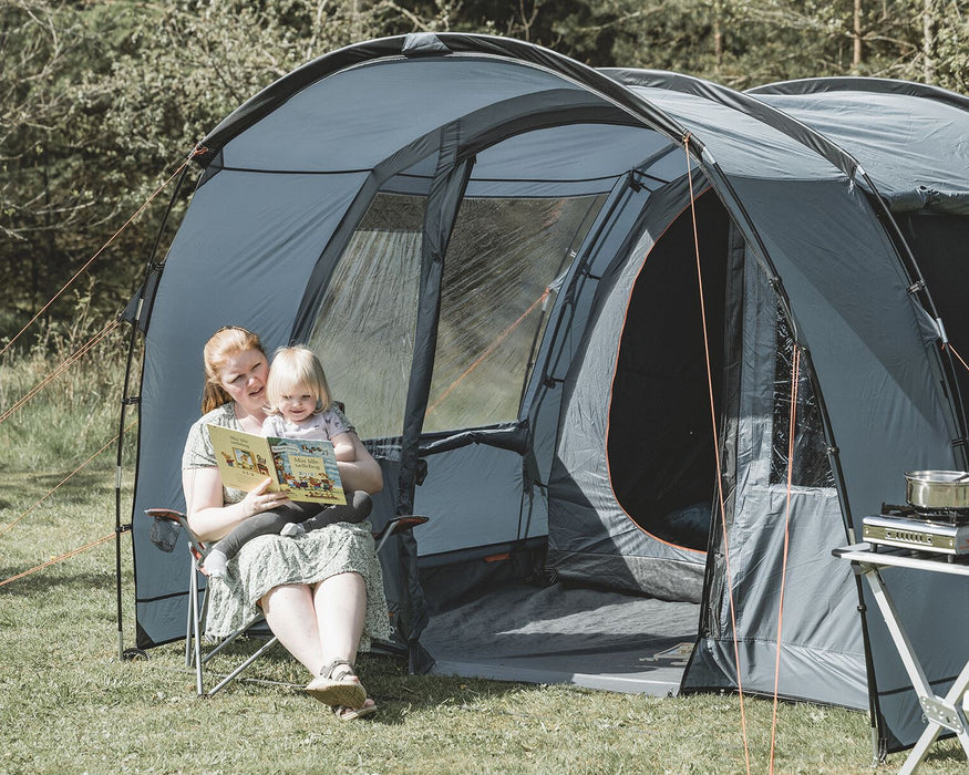 Easy Camp Skarvan 4 Pole Blue 4 Person Tent Easy Camp - UK Camping And Leisure