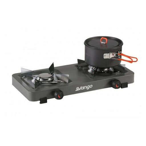 Vango Blaze Double Burner Gas Camping Cooker Camp Stove