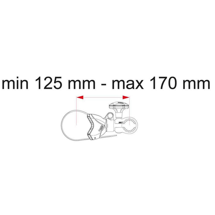 Fiamma Bike-Block Pro S 1 Deep Black (08831-01A) Fiamma - UK Camping And Leisure