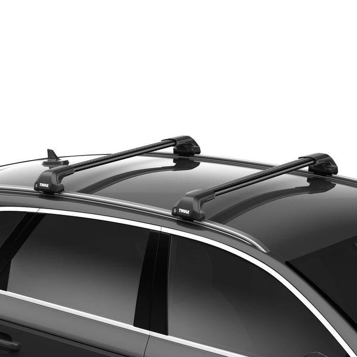 Thule WingBar Edge Roof Bars Black fits Kia Sedona 2015-2021 MPV 5-dr with Flush Rails Thule - UK Camping And Leisure