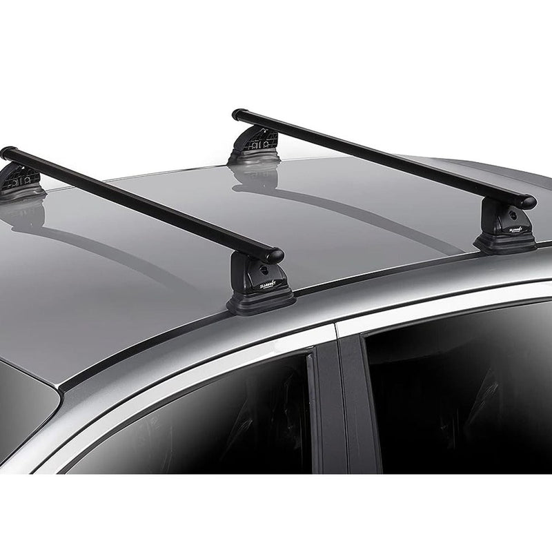 Summit SUP-086 Premium Multi Fit Roof Bars, Black Steel, Set of 2 - Summit Shop