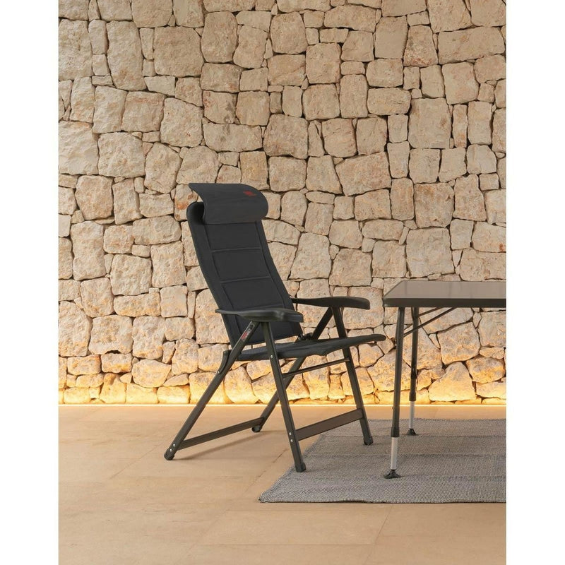 Crespo Chair AP/238 Air Deluxe Compact Grey Crespo - UK Camping And Leisure
