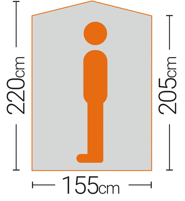 Quest Instant Utility and Toilet Tent Grey Quest Leisure - UK Camping And Leisure