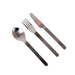 Bo-Camp Cutlery In Case 3 Pieces 1 Person Bo-Camp - UK Camping And Leisure