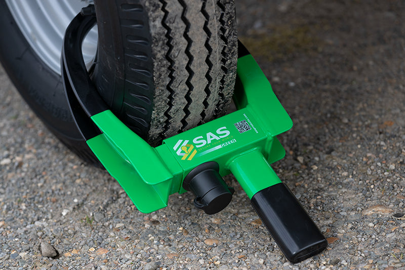 SAS SAS Green V2 Compact Wheelclamp SAS - UK Camping And Leisure
