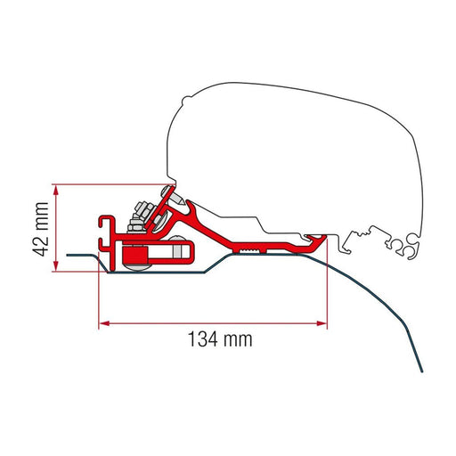 Fiamma Kit Ducato/Boxer (H2-L4) >2006 For F80S (98655Z093) Fiamma - UK Camping And Leisure