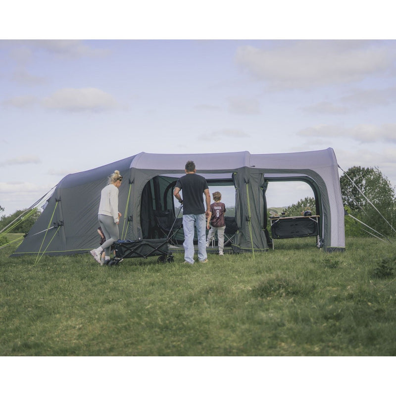 Outwell Lowa 6 Air 6 Berth Four Room Tunnel Tent - View 4