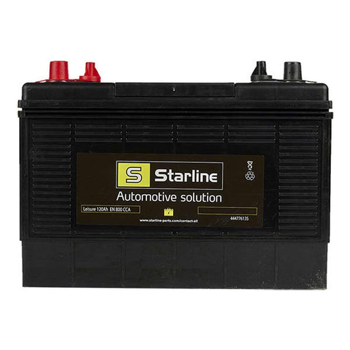 Starline Leisure/Marine Battery 120Ah Sealed Maintenance Free Maintenance Fr Starline - UK Camping And Leisure