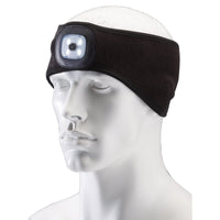 Draper Headband with USB Rechargeable LED Torch, 1W, Black, One Size 95172