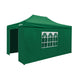 Dellonda 3x4.5m Pop-Up Gazebo & Side Walls Water Resistant Fabric - Green Dellonda - UK Camping And Leisure