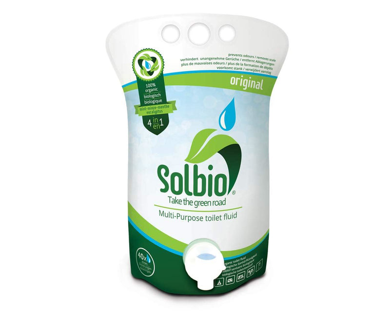 Solbio Organic Chemical Toilet Fluid Waste & Flush 1.6L x40 Doses