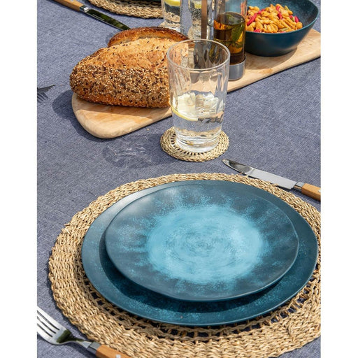 Gimex Stone Line Tableware Dark Blue 12 Pieces Gimex - UK Camping And Leisure