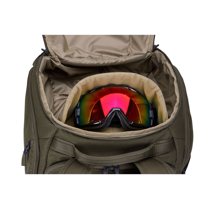 Thule RoundTrip Snowboard and ski boot backpack 60L deep khaki Thule - UK Camping And Leisure