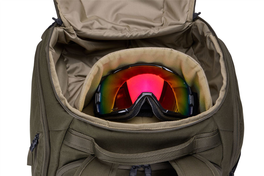 Thule RoundTrip Snowboard and ski boot backpack 60L deep khaki Thule - UK Camping And Leisure