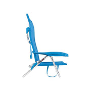 Crespo Beach Chair AL/221 Blue Crespo - UK Camping And Leisure