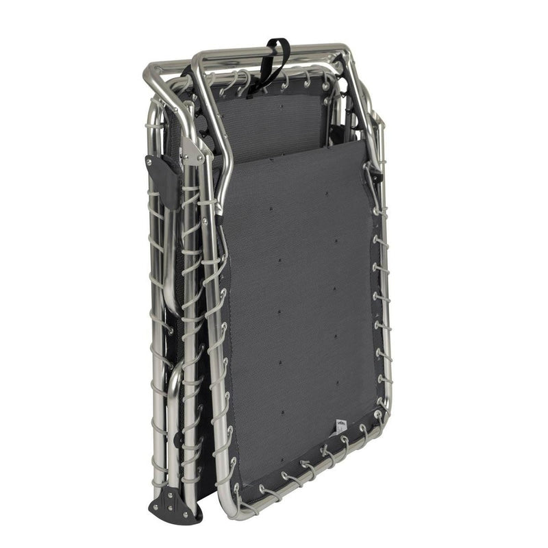 Crespo Lounger Low AL/367 Dark Grey Crespo - UK Camping And Leisure