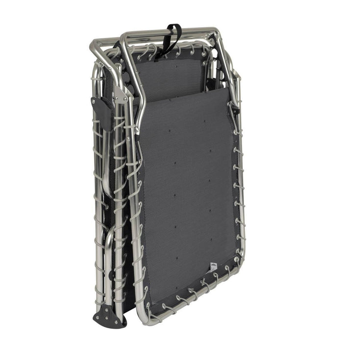 Crespo Lounger Low AL/367 Dark Grey Crespo - UK Camping And Leisure