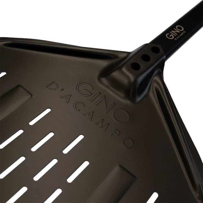 Gino 12 Perforated Pizza Peel Gino - UK Camping And Leisure