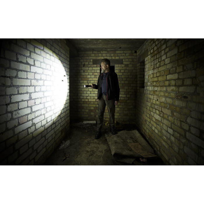 Sealey Aluminium Torch 60W COB LED Adjustable Focus Rechargeable with USB Port Sealey - UK Camping And Leisure