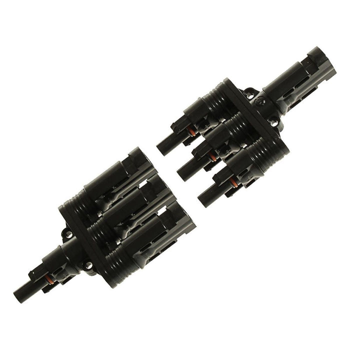 MC4 M/F 3 Way Connectors Dual Pack MC4 - UK Camping And Leisure