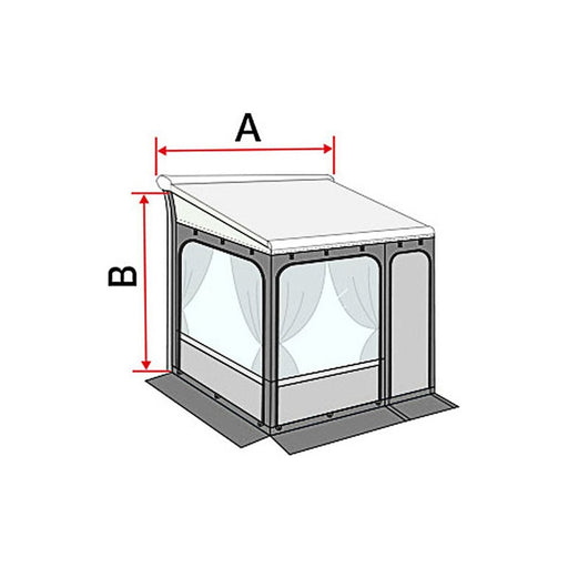 Fiamma Privacy Room 300 Large H: 251-280 - F45 Fiamma - UK Camping And Leisure