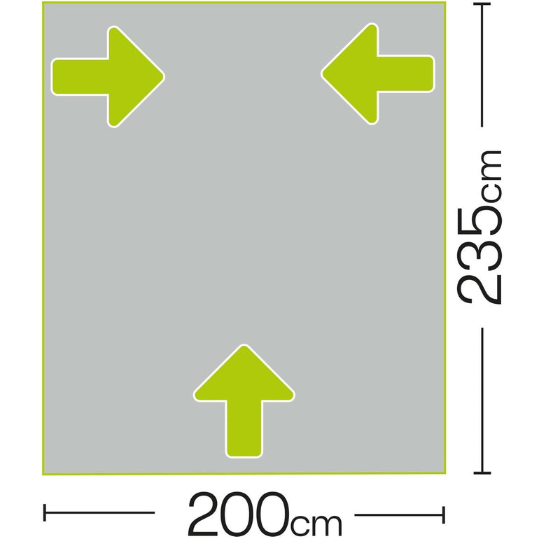 Quest Falcon Pro Base 200 Air Porch Caravan Awning Quest Leisure - UK Camping And Leisure