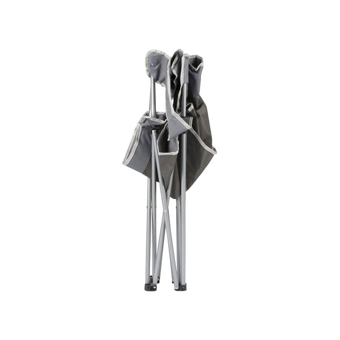 Bo-Camp Folding Chair Compact Steel Grey Bo-Camp - UK Camping And Leisure
