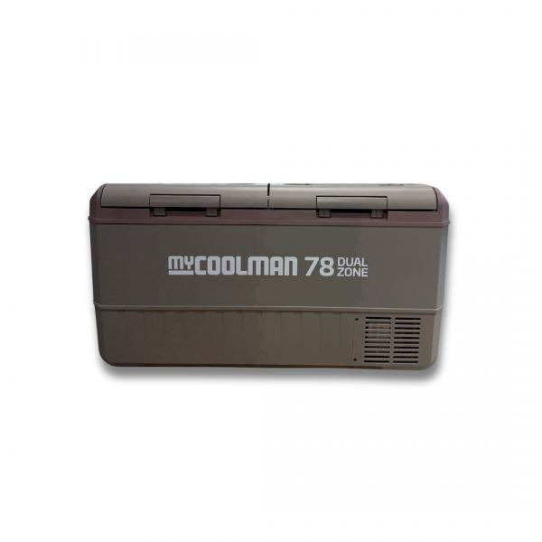 myCOOLMAN 78L Icebox Large Heavy-Duty Hard Cooler with Drain Plug, Tie-Down Points & Bottle Opener