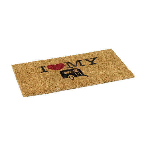 MDS1203 Reimo I Love My Caravan coconut door Mat 51651 UK Camping And Leisure - UK Camping And Leisure