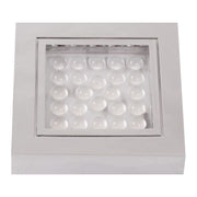AAA LED Square Downlight Chrome Warm White AAA - UK Camping And Leisure