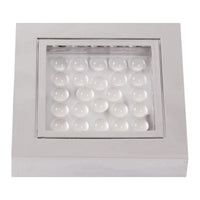 AAA LED Square Downlight Chrome Warm White