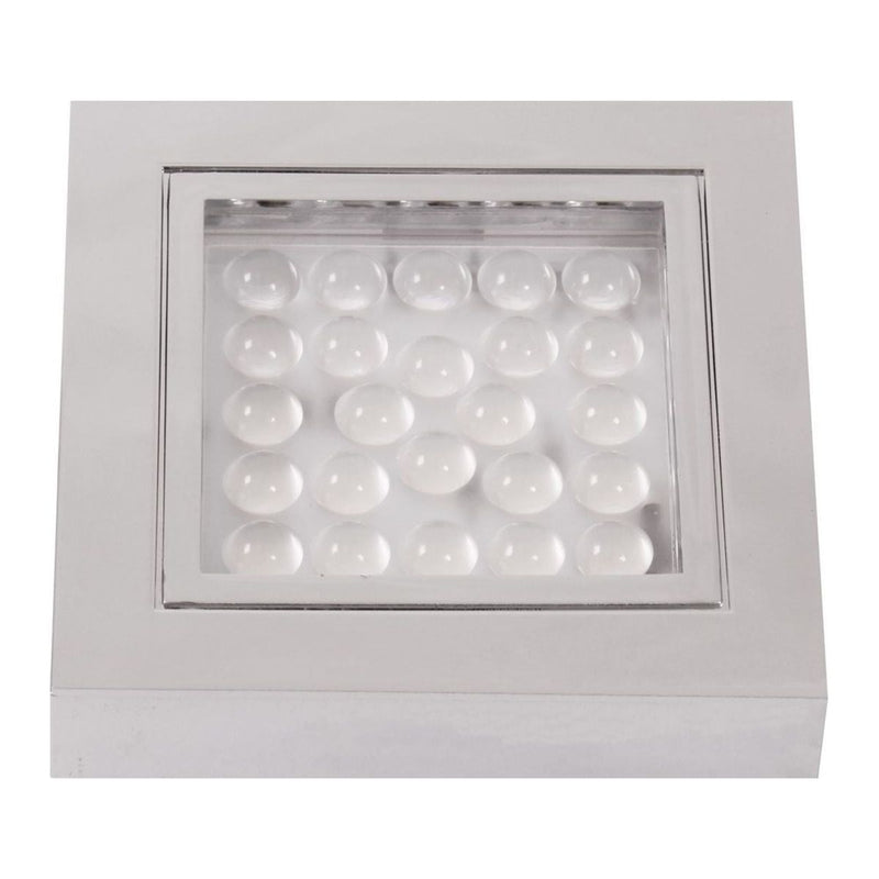 AAA LED Square Downlight Chrome Warm White AAA - UK Camping And Leisure