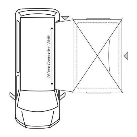 Outdoor Revolution Cayman Cuda XL F/G (180 X 240) Driveaway Awning Outdoor Revolution - UK Camping And Leisure
