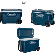 Coleman 62QT Xtreme Wheeled 58L Fishing Camping Cooler Coolbox 2000037213 Coleman - UK Camping And Leisure