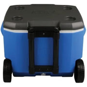 Coleman Blue 60QT Tricolour Wheeled Camping Cooler Coleman - UK Camping And Leisure