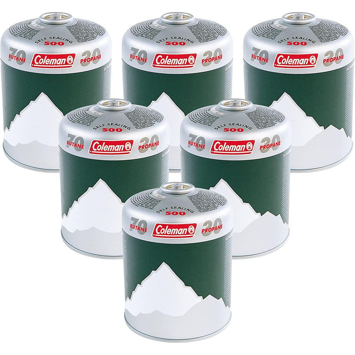 Coleman C500 Cartridge - 6 Pack Coleman - UK Camping And Leisure