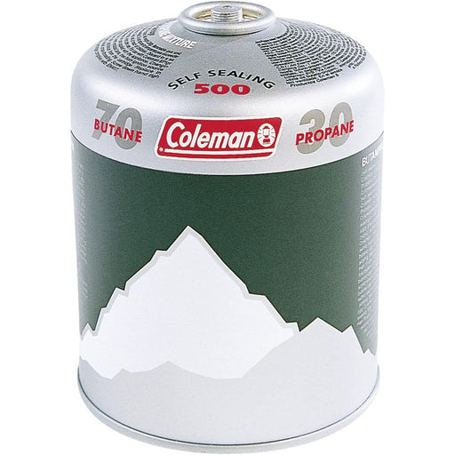 Coleman C500 Gas Cartridge Butane Propane Mix Self Sealing Screw Thread UK Camping And Leisure
