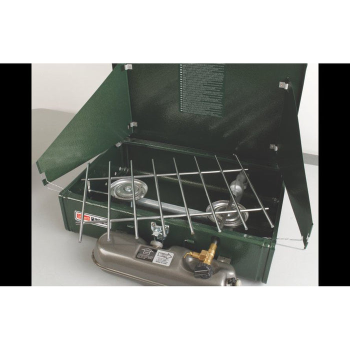 Coleman Dual Fuel Unleaded Stove 2 Burner Camping Cooking Caravan Motorhome Coleman - UK Camping And Leisure