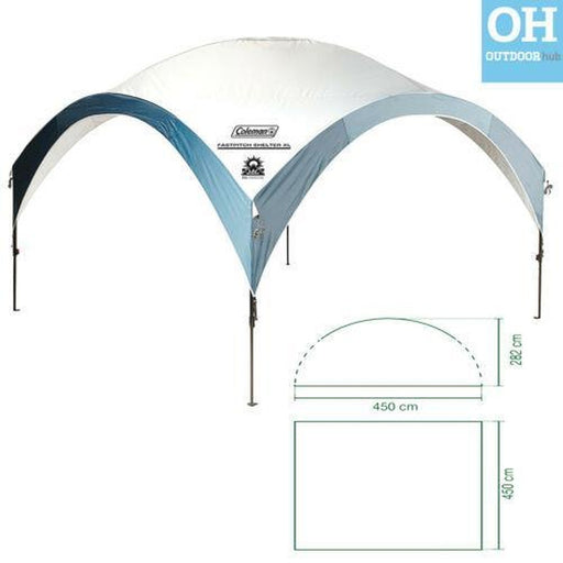 Coleman Fastpitch Event Shelter Pro XL Sunwall Mesh Panel Side Door Coleman - UK Camping And Leisure