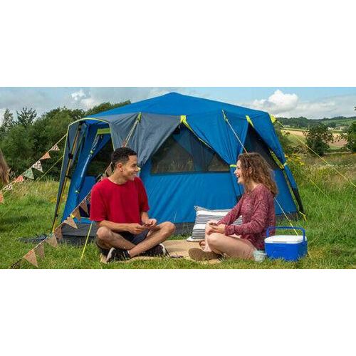 Coleman Performance 6 Personal Blue White Cooler with hinge 5QT Coleman - UK Camping And Leisure