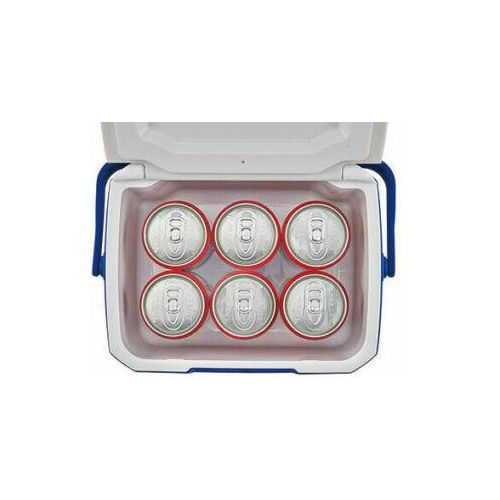 Coleman Performance 6 Personal Blue White Cooler with hinge 5QT Coleman - UK Camping And Leisure