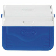 Coleman Performance 6 Personal Blue White Cooler with hinge 5QT Coleman - UK Camping And Leisure