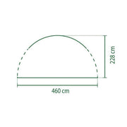 Coleman Sunwall Panel w/ Door for Event Shelter Pro XL Shade Privacy Side Wall Coleman - UK Camping And Leisure
