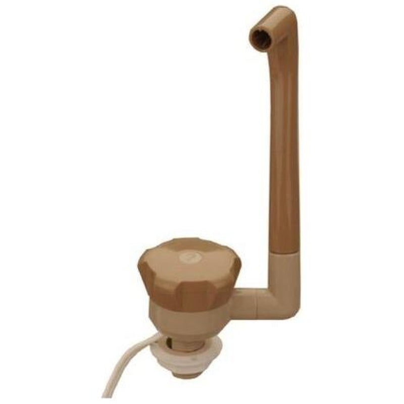 Comet Novo Single Tap for Motorhome & Caravan - Beige Two-Tone Design with Rotating Spout and Microswitch Comet - UK Camping And Leisure