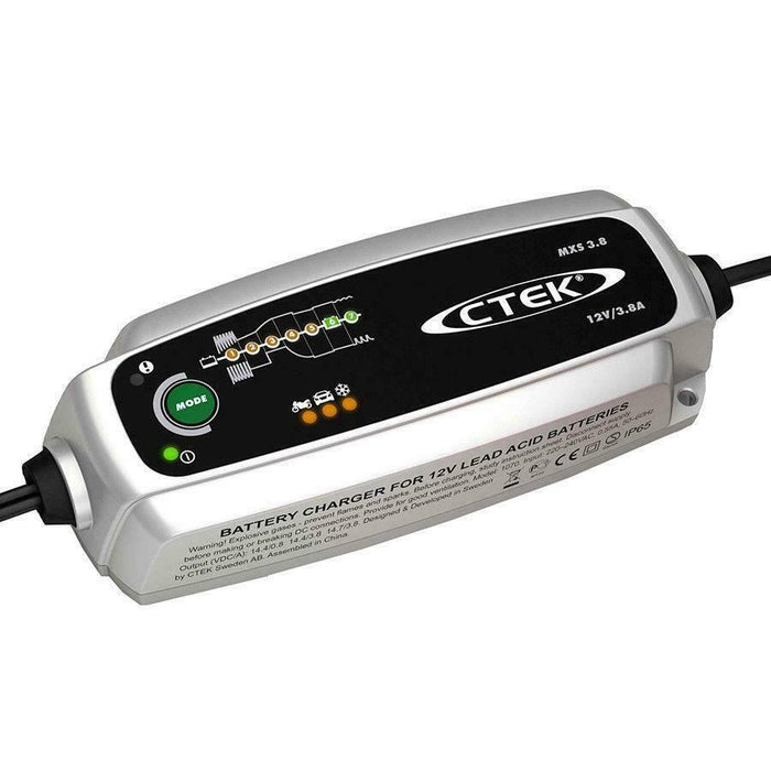 CTEK MXS 3.8 Battery Charger Charges & Maintains Car and Motorcycle Batteries UK Camping And Leisure