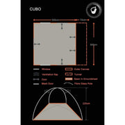Olpro Cubo v2 - Campervan awning (Fibreglass Poles) Olpro - UK Camping And Leisure