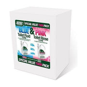 Eco Friendly Chemical Toilet Fluid & Rinse 2L Twin Pack for Caravan & Motorhome Maypole - UK Camping And Leisure