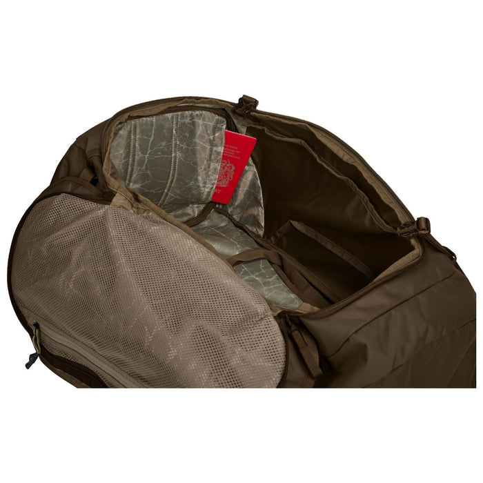 Thule Landmark 70L travel pack deep khaki Thule - UK Camping And Leisure