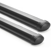 SUP-076 Premium Multi Fit Roof Bars, Black Steel, Set of 2 - Summit Shop
